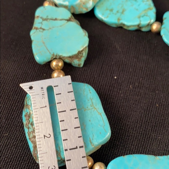 Navajo made Sterling silver & Turquoise necklace - Picture 3 of 8